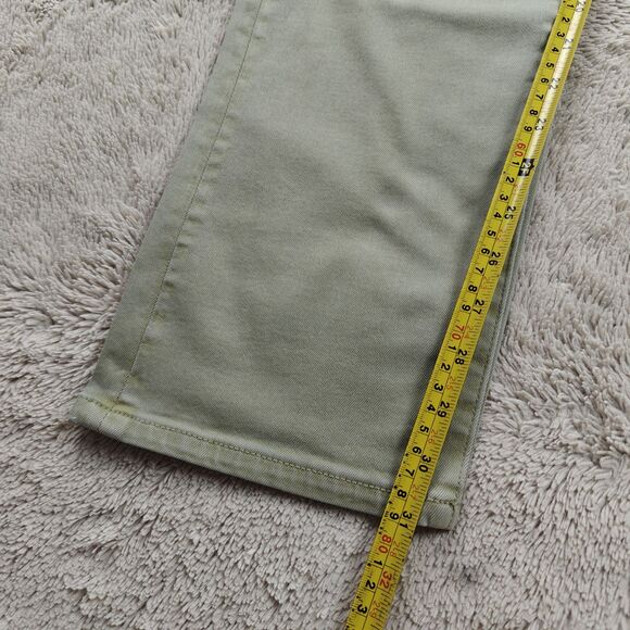 Liverpool Regent Relaxed Straight Jeans Men's 29x32 Light Green Faded Stretchy - Picture 8 of 9